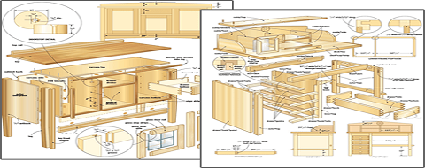 50 Woodworking Plans & 440-Page Guide Book Absolutely FREE!